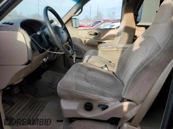 1999 Ford F-150 XL with VIN 1FTRX17L5XNB33164, listed as a Copart auction lot 47809905 with 164,484 mi miles and Non Repairable. Bid and sale history available at carsss.com. Image 7.
