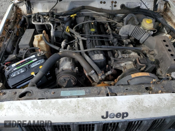 1998 Jeep Cherokee Sport with VIN 1J4FT68S8WL101900, listed as a Copart auction lot 86476444 with 0 mi miles and Salvage Title. Bid and sale history available at carsss.com. Image 12.