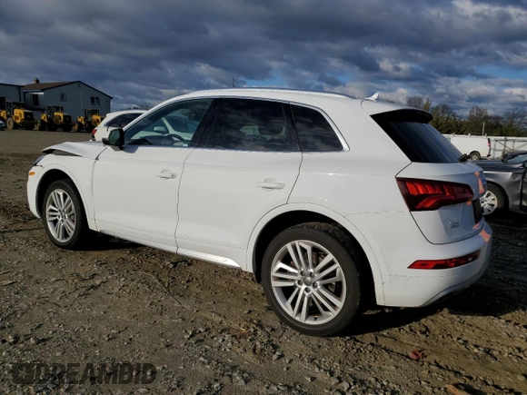 2018 Audi Q5 Premium Plus with VIN WA1BNAFY1J2111234, listed as a Copart auction lot 53334245 with 89,261 mi miles and Salvage Title. Bid and sale history available at carsss.com. Image 2.