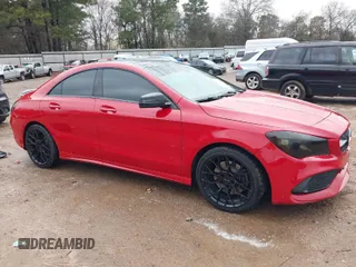 2018 Mercedes-Benz CLA with VIN WDDSJ4EB4JN608802, listed as a IAAI auction lot 41282694 with 80,582 mi miles. Bid and sale history available at carsss.com. Image 1.