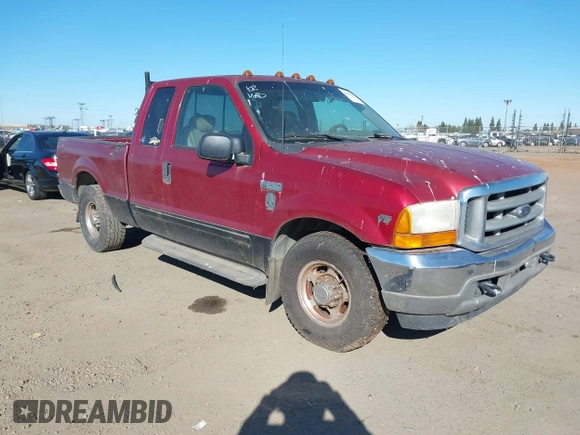2001 Ford Super Duty F-250 XL with VIN 1FTNX20LX1EB05530, listed as a IAAI auction lot 41759178 with 249,349 mi miles. Bid and sale history available at carsss.com. Image 1.