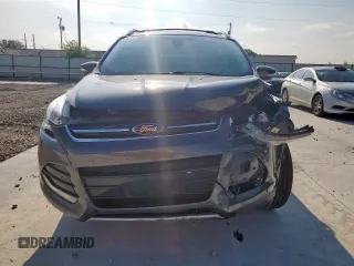 2015 Ford Escape Titanium with VIN 1FMCU0J97FUC88093, listed as a Copart auction lot 60854085 with 64,029 mi miles and Salvage title. Bid and sale history available at DreamBid. Image 5.
