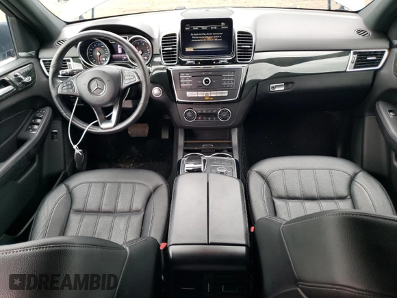 2017 Mercedes-Benz GLE 350 with VIN 4JGDA5HB7HA976621, listed as a Copart auction lot 58548855 with 55,591 mi miles and Salvage title. Bid and sale history available at DreamBid. Image 8.