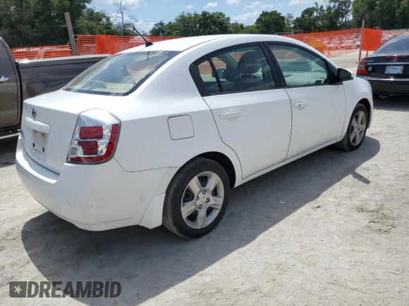 2008 Nissan Sentra S with VIN 3N1AB61E08L724171, listed as a Copart auction lot 54518515 with 166,729 mi miles and Clean Title. Bid and sale history available at DreamBid. Image 3.