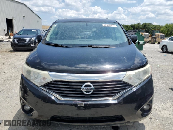 2013 Nissan Quest LE with VIN JN8AE2KP5D9065556, listed as a Copart auction lot 62130425 with 174,438 mi miles and Salvage title. Bid and sale history available at DreamBid. Image 5.