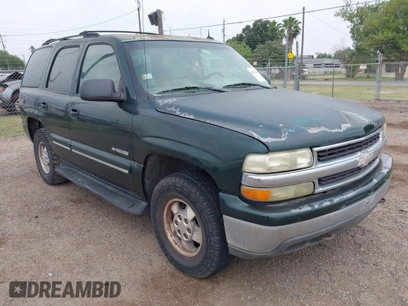 2002 Chevrolet Tahoe LT z VIN 1GNEC13ZX2R279380, wystawiony jako IAAI lot #42324646 z przebiegiem 188 781 mil mil oraz . Historia ofert i sprzedaży dostępna na DreamBid. Obrazek 1.