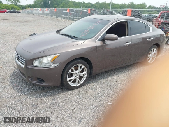 2012 Nissan Maxima S with VIN 1N4AA5AP5CC860947, listed as a IAAI auction lot 42496871 with Not provided miles and . Bid and sale history available at DreamBid. Image 2.