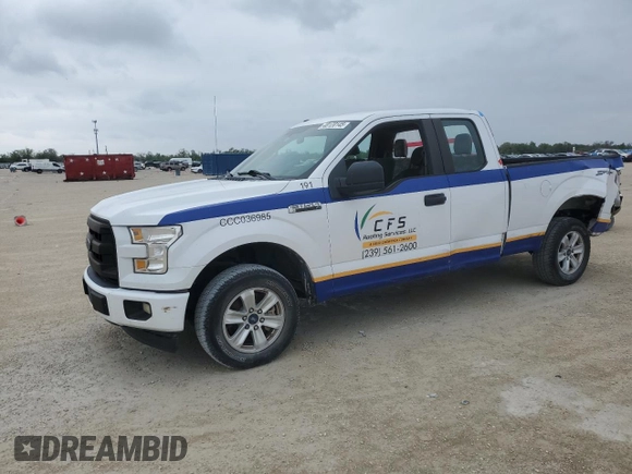 2017 Ford F-150 XL с VIN 1FTEX1C8XHKE06585, выставлен на аукционе Copart как лот 48120145 с пробегом 180 428 миль миль и Списание • Salvage title. История ставок и продаж доступна на DreamBid. Изображение 1.