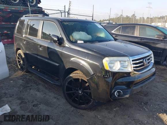 2015 Honda Pilot Touring with VIN 5FNYF3H94FB014659, listed as a IAAI auction lot 41474827 with 109,531 mi miles. Bid and sale history available at carsss.com. Image 1.