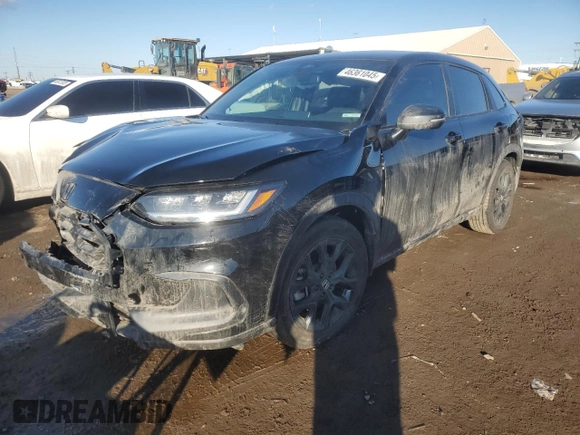 2024 Honda HR-V Sport with VIN 3CZRZ2H57RM751996, listed as a Copart auction lot 46361045 with 11,812 mi miles and Salvage Title. Bid and sale history available at DreamBid. Image 1.