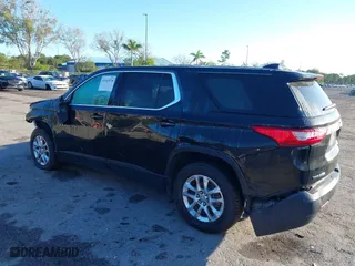 2021 Chevrolet Traverse LS with VIN 1GNERFKW0MJ194763, listed as a IAAI auction lot 41143578 with 114,978 mi miles. Bid and sale history available at carsss.com. Image 3.