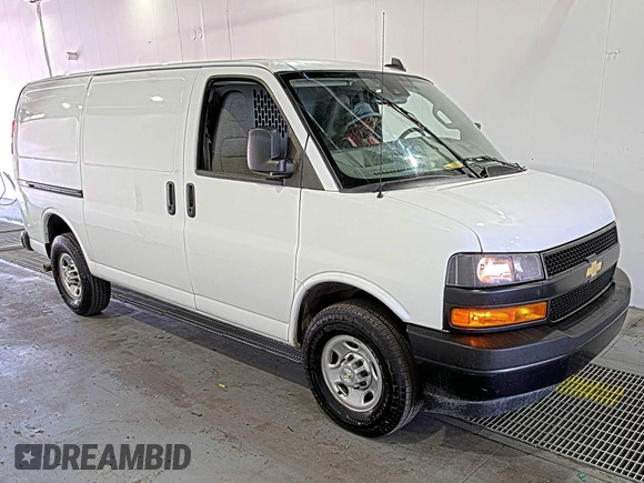 2021 Chevrolet Express Cargo z VIN 1GCWGAFP1M1303403, wystawiony jako IAAI lot #42672932 z przebiegiem 65 051 mil mil oraz . Historia ofert i sprzedaży dostępna na DreamBid. Obrazek 20.