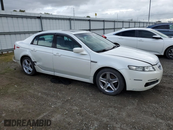 2006 Acura TL with VIN 19UUA66256A077526, listed as a Copart auction lot 51326655 with 161,765 mi miles and Salvage Title. Bid and sale history available at carsss.com. Image 4.