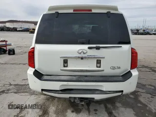 2008 Infiniti QX56 with VIN 5N3AA08C98N903782, listed as a Copart auction lot 84604014 with 179,136 mi miles and Salvage Title. Bid and sale history available at carsss.com. Image 6.