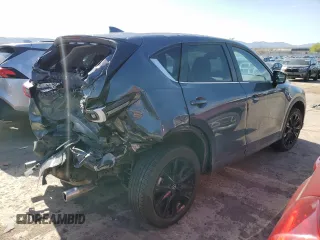 2024 Mazda CX-5 2.5 S Carbon Edition with VIN JM3KFBCMXR0396072, listed as a Copart auction lot 51162695 with 27,457 mi miles and Salvage Title. Bid and sale history available at carsss.com. Image 3.
