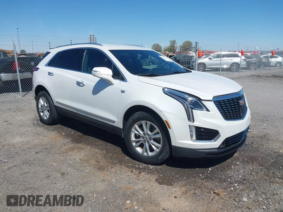 2020 Cadillac XT5 Luxury FWD with VIN 1GYKNAR48LZ236380, listed as a IAAI auction lot 41864893 with 41,585 mi miles and . Bid and sale history available at DreamBid. Image 1.