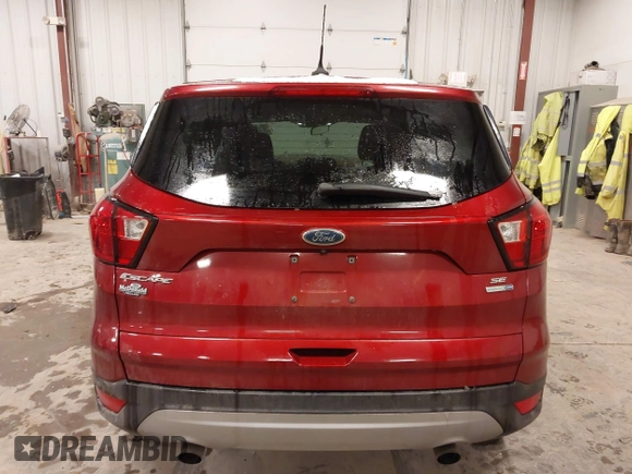 2019 Ford Escape SE with VIN 1FMCU9GD1KUA17041, listed as a IAAI auction lot 41340123 with 48,456 mi miles. Bid and sale history available at carsss.com. Image 16.
