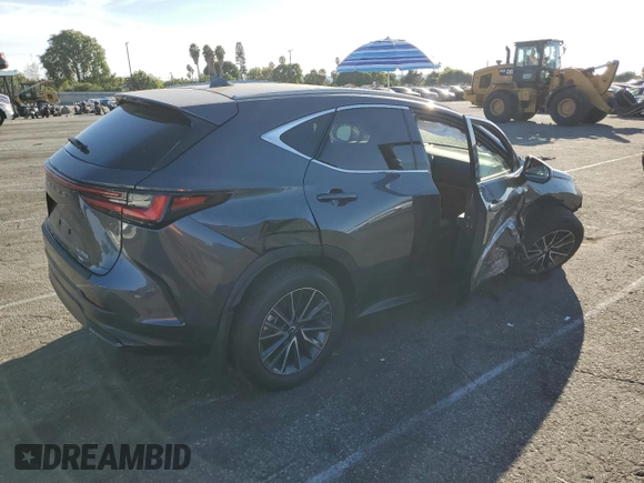 2024 Lexus NX 350h with VIN 2T2AKCEZ1RC025852, listed as a Copart auction lot 76805884 with 15,777 mi miles and Salvage title. Bid and sale history available at DreamBid. Image 3.