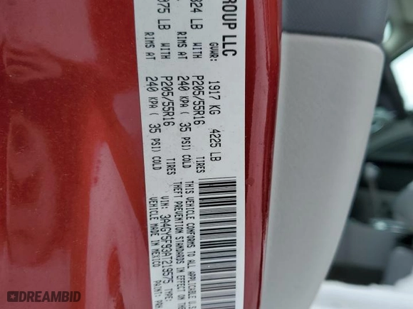 2010 Chrysler PT Cruiser Classic with VIN 3A4GY5F93AT219575, listed as a Copart auction lot 41600145 with 82,418 mi miles and Salvage Title. Bid and sale history available at carsss.com. Image 13.