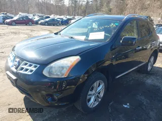 2013 Nissan Rogue S with VIN JN8AS5MV1DW600390, listed as a IAAI auction lot 41617632 with 106,584 mi miles and . Bid and sale history available at DreamBid. Image 2.