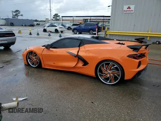 2023 Chevrolet Corvette 2LT with VIN 1G1YB3D44P5124404, listed as a Copart auction lot 79897844 with 6,394 mi miles and Salvage Title. Bid and sale history available at carsss.com. Image 2.