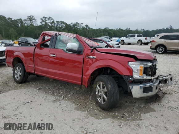 2020 Ford F-150 XL with VIN 1FTEX1CP3LKE59502, listed as a Copart auction lot 51449535 with 117,877 mi miles and Non repairable. Bid and sale history available at DreamBid. Image 4.