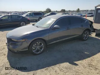 2024 Honda Accord EX-L with VIN 1HGCY2F68RA067225, listed as a Copart auction lot 62725935 with 11,423 mi miles and Salvage title. Bid and sale history available at DreamBid. Image 1.