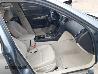 2015 Infiniti Q50 with VIN JN1BV7AR0FM392708, listed as a IAAI auction lot 41593006 with 109,066 mi miles. Bid and sale history available at carsss.com. Image 5.