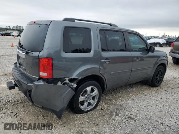 2012 Honda Pilot EX-L with VIN 5FNYF3H50CB025876, listed as a Copart auction lot 45342305 with 166,946 mi miles and Clean Title. Bid and sale history available at DreamBid. Image 3.