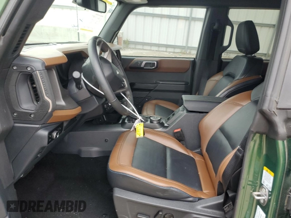 2024 Ford Bronco Outer Banks with VIN 1FMDE8BH4RLA26290, listed as a Copart auction lot 54764525 with 5,373 mi miles and Salvage title. Bid and sale history available at DreamBid. Image 7.