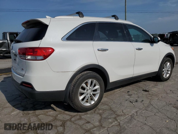 2017 Kia Sorento LX with VIN 5XYPG4A33HG241888, listed as a Copart auction lot 54912715 with 133,956 mi miles and Clean Title. Bid and sale history available at carsss.com. Image 3.