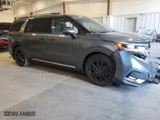 2023 Kia Carnival SX Prestige with VIN KNDNE5H37P6208502, listed as a Copart auction lot 74029204 with 14,183 mi miles and Salvage Title. Bid and sale history available at carsss.com. Image 4.