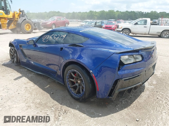 2018 Chevrolet Corvette Z06 3LZ with VIN 1G1YT2D60J5600521, listed as a IAAI auction lot 42365239 with 33,258 mi miles and . Bid and sale history available at DreamBid. Image 3.