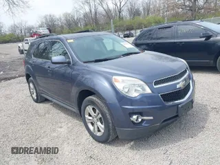 2013 Chevrolet Equinox LT with VIN 2GNALPEK3D6291516, listed as a IAAI auction lot 42063627 with 107,467 mi miles. Bid and sale history available at carsss.com. Image 1.