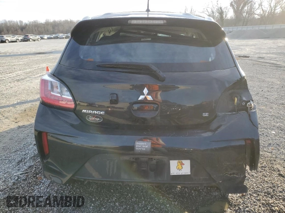 2023 Mitsubishi Mirage Black Edition z VIN ML32AWHJ8PH003653, wystawiony jako Copart lot #46799125 z przebiegiem 60 064 mil mil oraz Szkoda całkowita • Salvage title. Historia ofert i sprzedaży dostępna na DreamBid. Obrazek 6.