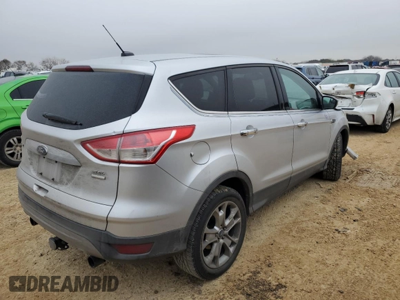 2013 Ford Escape SEL with VIN 1FMCU9H9XDUA86923, listed as a Copart auction lot 45551265 with 157,001 mi miles and Salvage Title. Bid and sale history available at carsss.com. Image 3.