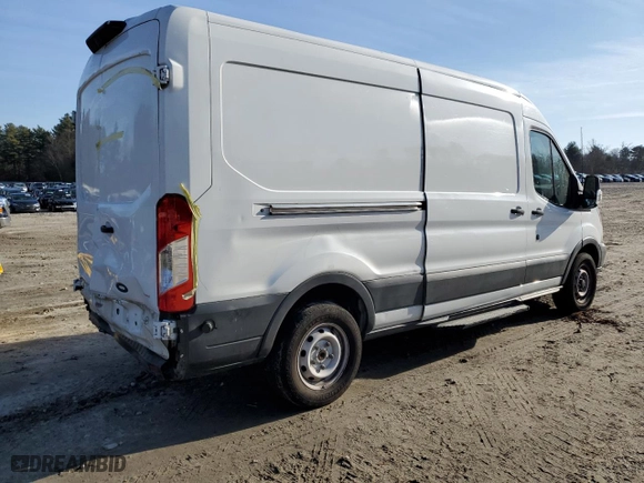 2019 Ford Transit Van with VIN 1FTYE2CM0KKB67660, listed as a Copart auction lot 51551445 with NaN miles and Salvage Title. Bid and sale history available at carsss.com. Image 3.