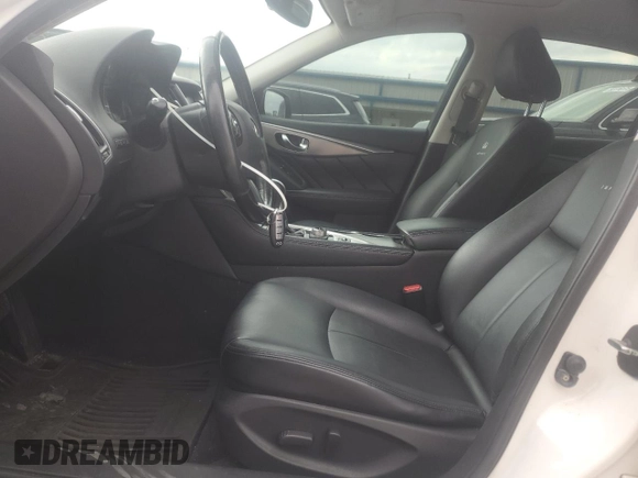 2014 Infiniti Q50 Sport with VIN JN1BV7AR7EM689554, listed as a Copart auction lot 52575755 with 115,553 mi miles and Salvage Title. Bid and sale history available at carsss.com. Image 7.