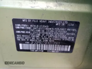 2015 Subaru Crosstrek with VIN JF2GPBCC9FH212063, listed as a Copart auction lot 81470264 with Not provided miles and Salvage title. Bid and sale history available at DreamBid. Image 12.