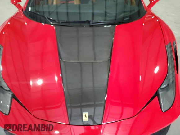 2011 Ferrari 458 Italia z VIN ZFF67NFA2B0180802, wystawiony jako Copart lot #78984894 z przebiegiem 33 420 mil mil oraz Szkody całkowita. Historia ofert i sprzedaży dostępna na DreamBid. Obrazek 10.