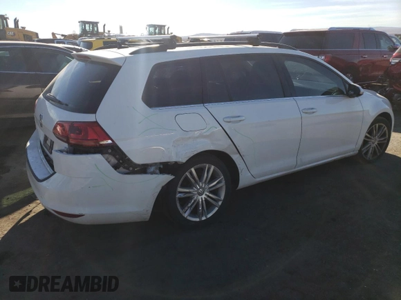 2015 Volkswagen Golf SportWagen TDI S with VIN 3VWCA7AU5FM511128, listed as a Copart auction lot 86373344 with 83,562 mi miles and Salvage Title. Bid and sale history available at carsss.com. Image 3.