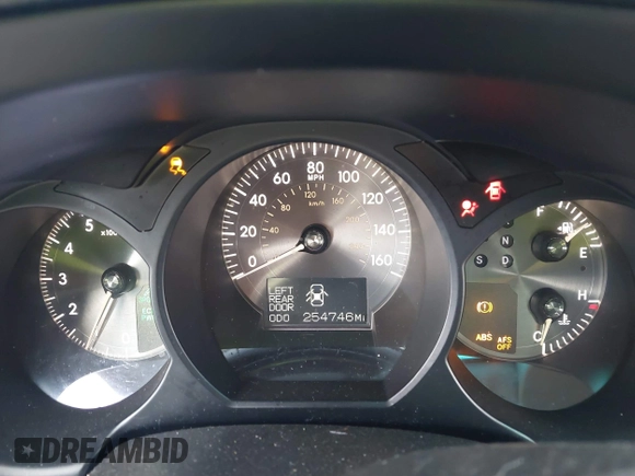 2006 Lexus GS 430 with VIN JTHBN96S765011532, listed as a IAAI auction lot 41897368 with 254,746 mi miles and . Bid and sale history available at DreamBid. Image 7.