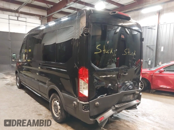 2019 Ford Transit Passenger XL with VIN 1FBAX2CM7KKA64803, listed as a IAAI auction lot 42220187 with 93,853 mi miles and . Bid and sale history available at DreamBid. Image 3.