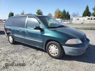 2000 Ford Windstar LX with VIN 2FMZA5149YBC10637, listed as a Copart auction lot 74140104 with 105,704 mi miles and Salvage Title. Bid and sale history available at carsss.com. Image 4.