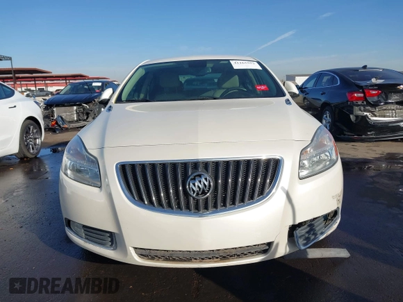2012 Buick Regal with VIN 2G4GR5ER8C9142496, listed as a IAAI auction lot 41165552 with 79,828 mi miles. Bid and sale history available at carsss.com. Image 6.