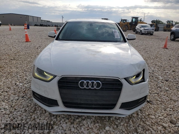 2014 Audi A4 Premium with VIN WAUAFAFLXEN014201, listed as a Copart auction lot 55727995 with 110,350 mi miles and Salvage title. Bid and sale history available at DreamBid. Image 5.