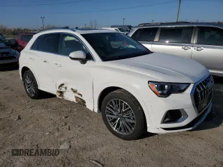 2022 Audi Q3 Premium with VIN WA1AUCF31N1001715, listed as a Copart auction lot 51365625 with 27,666 mi miles and Non repairable. Bid and sale history available at DreamBid. Image 4.