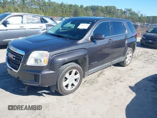 2016 GMC Terrain SLE with VIN 2GKFLSEK8G6104815, listed as a IAAI auction lot 41486111 with 147,655 mi miles. Bid and sale history available at carsss.com. Image 2.