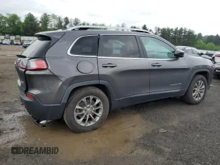 2019 Jeep Cherokee Altitude with VIN 1C4PJMLX1KD471582, listed as a Copart auction lot 55729055 with 76,941 mi miles and Salvage title. Bid and sale history available at DreamBid. Image 3.