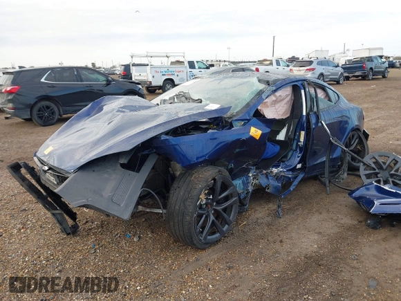 2021 Tesla Model S Long Range with VIN 5YJSA1E50MF432224, listed as a IAAI auction lot 41417130 with Not provided miles and . Bid and sale history available at DreamBid. Image 17.